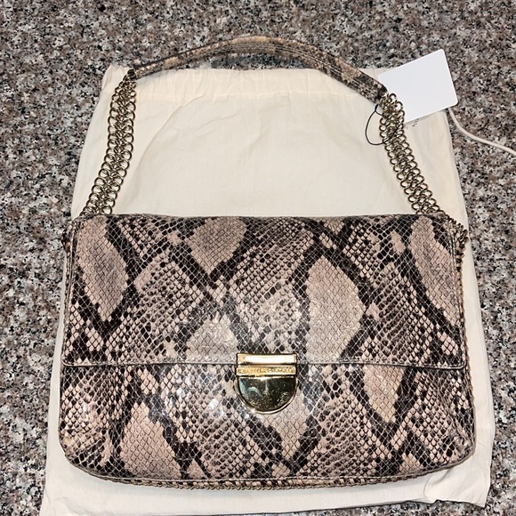 Stella McCartney‼️ BLACK FRIDAY SALE‼️Vegan Leather Snakeskin Shoulder  Bag - Picture 6 of 17